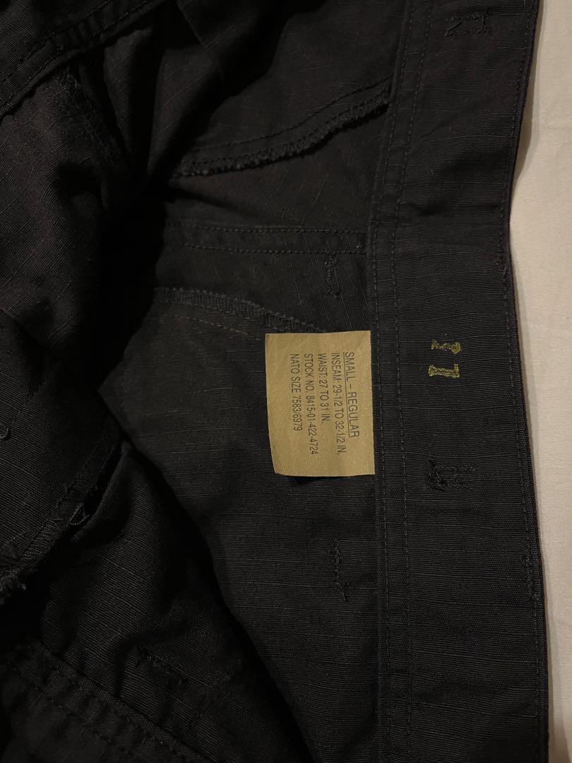 90s US ARMY BLACK 357 BDU パンツ 米軍実物