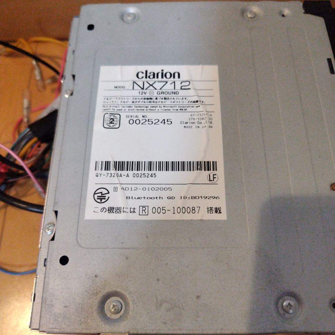 Clarion NX712 カーナビ Bluetooth対応