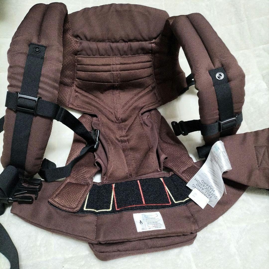 エルゴベビー オムニ360 クールエアメッシュ 抱っこひも ダークブラウン 美品