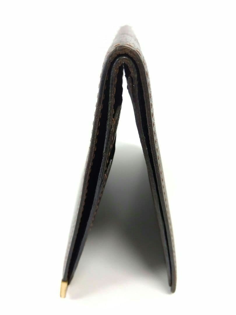 ANM10 デルボー 極美品 ２つ折り財布 カードケース 保存袋付き