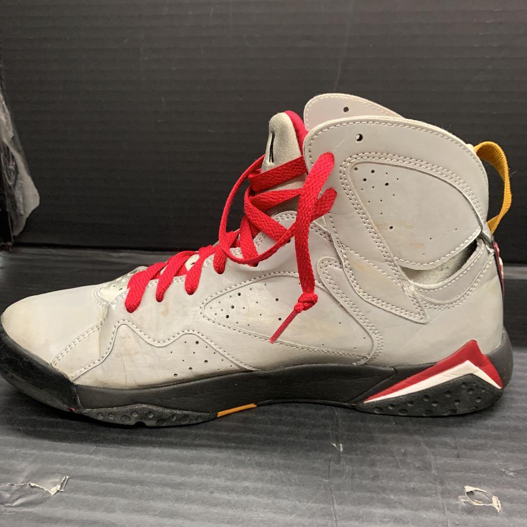 中古　NIKE AIR JORDAN 7 REFLECTIVE CARDINAL AIR JORDAN REFLECTIVE