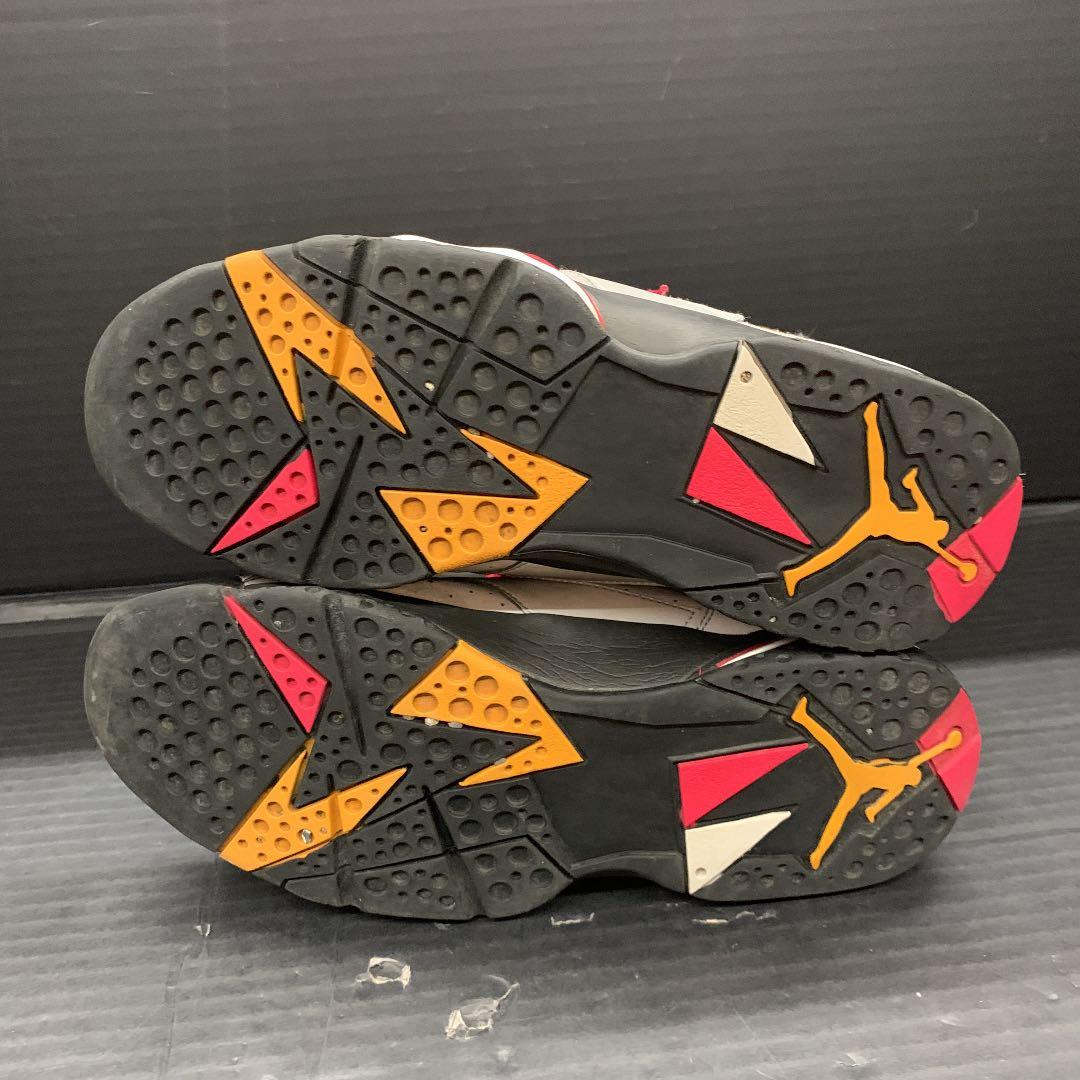 中古　NIKE AIR JORDAN 7 REFLECTIVE CARDINAL AIR JORDAN REFLECTIVE