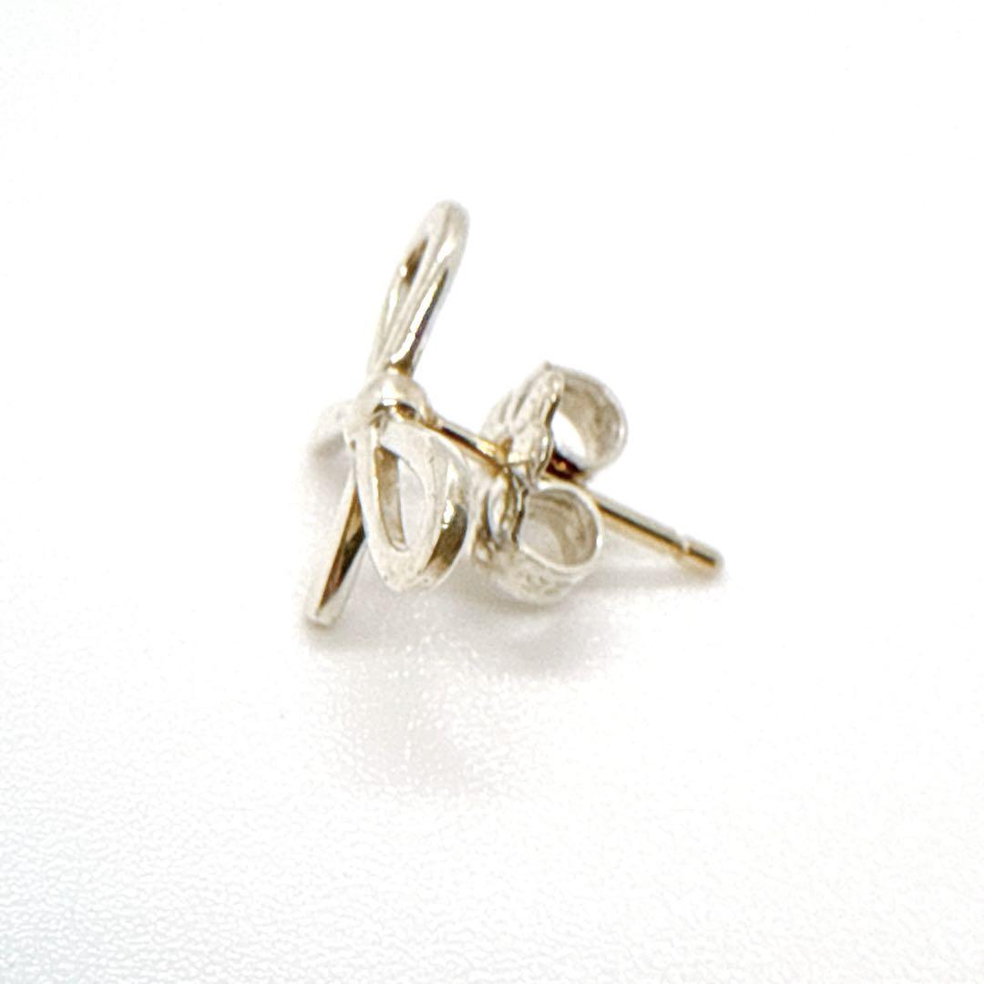 美品 片耳】 TIFFANY&Co. リボン ピアス