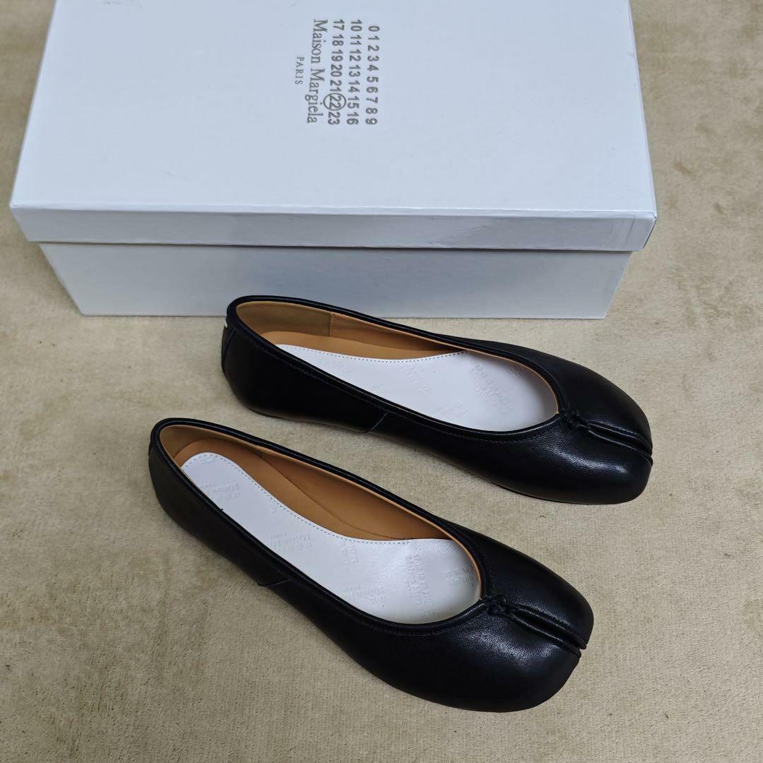 Tabi ballet shoes(vintage leather)-足袋バレエシューズ-Maison