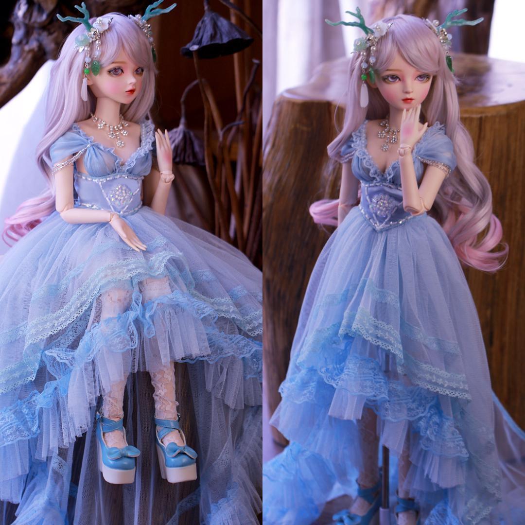 BJD1/3ドールフルセット♡本体 60cm 球体関節人形 眼球 洋服