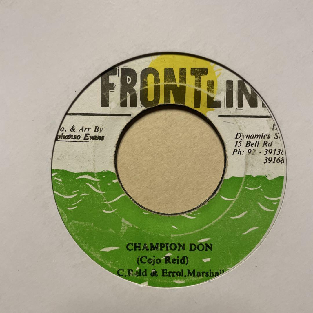 洋楽 CHAMPION DON (Cojo Reid)