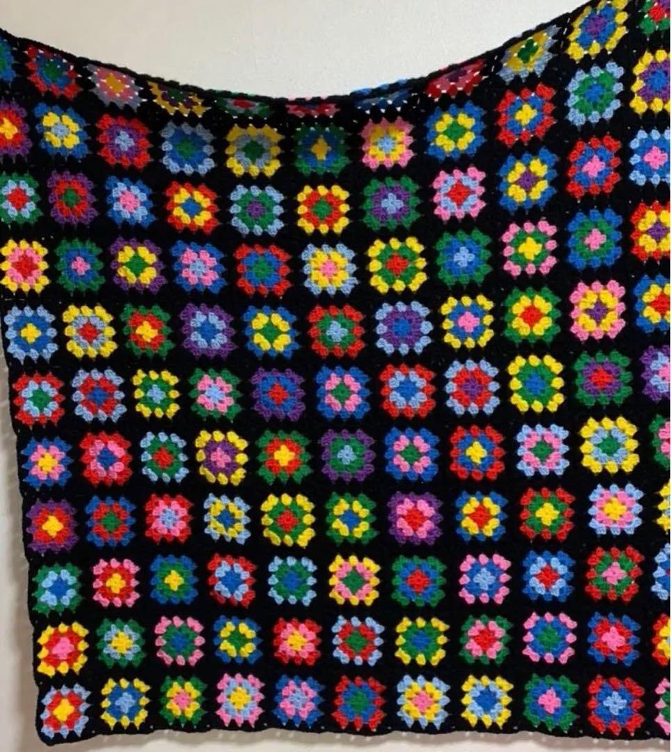 コーフル 【受注作成】【選べるカラー】グラニースクエアブランケット