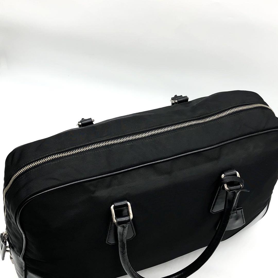 ✨美品✨プラダ ビジネスバッグ 三角ロゴ 南京錠 A4可能