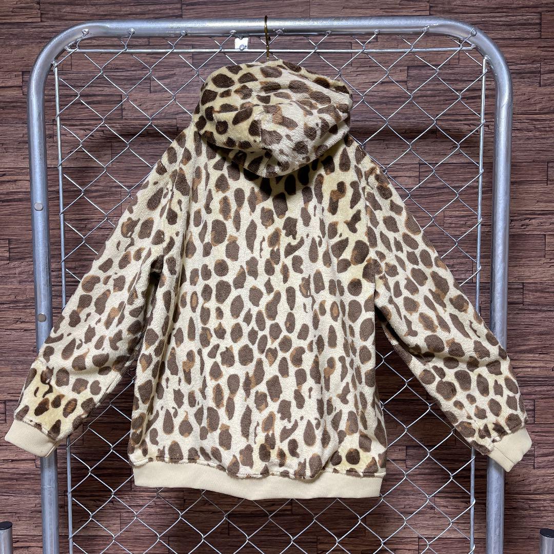 カテゴリー⋶ 古着 ヒョウ柄 デカロゴ ジップアップパーカー bayFK-m70415022626 90's adidas のアディダ