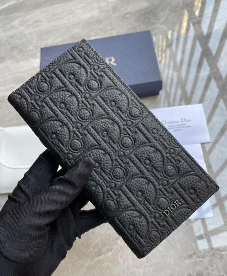 DIOR クリスチャンディオール 長財布 グラビティ ブラック Christian Dior [正規ラッピング済] ディオール 長財布 財布