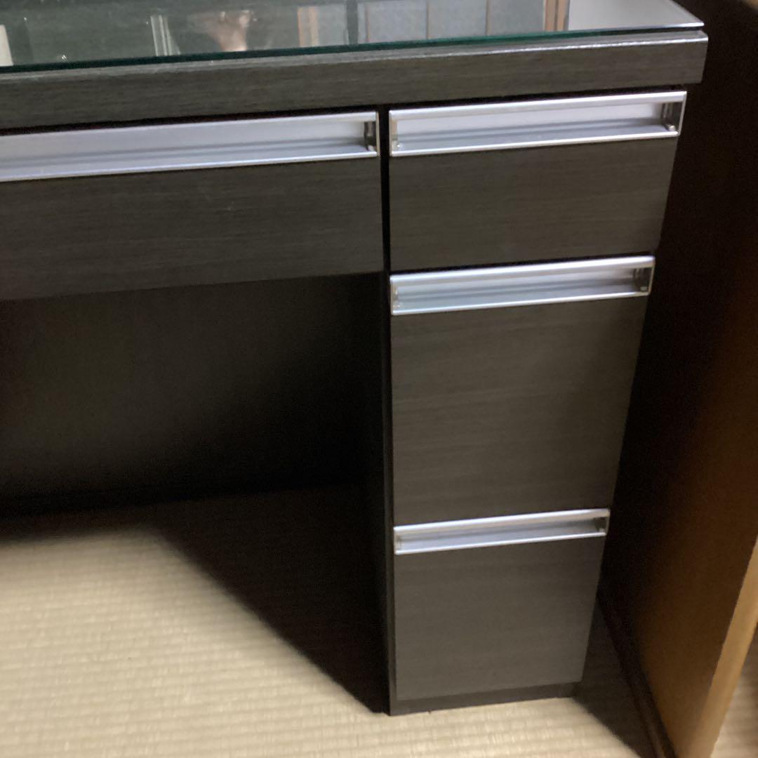 ニトリ ダークブラウン 三面鏡 ドレッサーNITORI MARWIL-DEMENAGEMENTS_CH