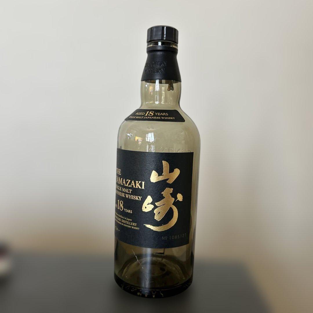 山崎18年　空瓶　未洗浄 サントリー山崎18年 空瓶 未洗浄品 - メルカリ