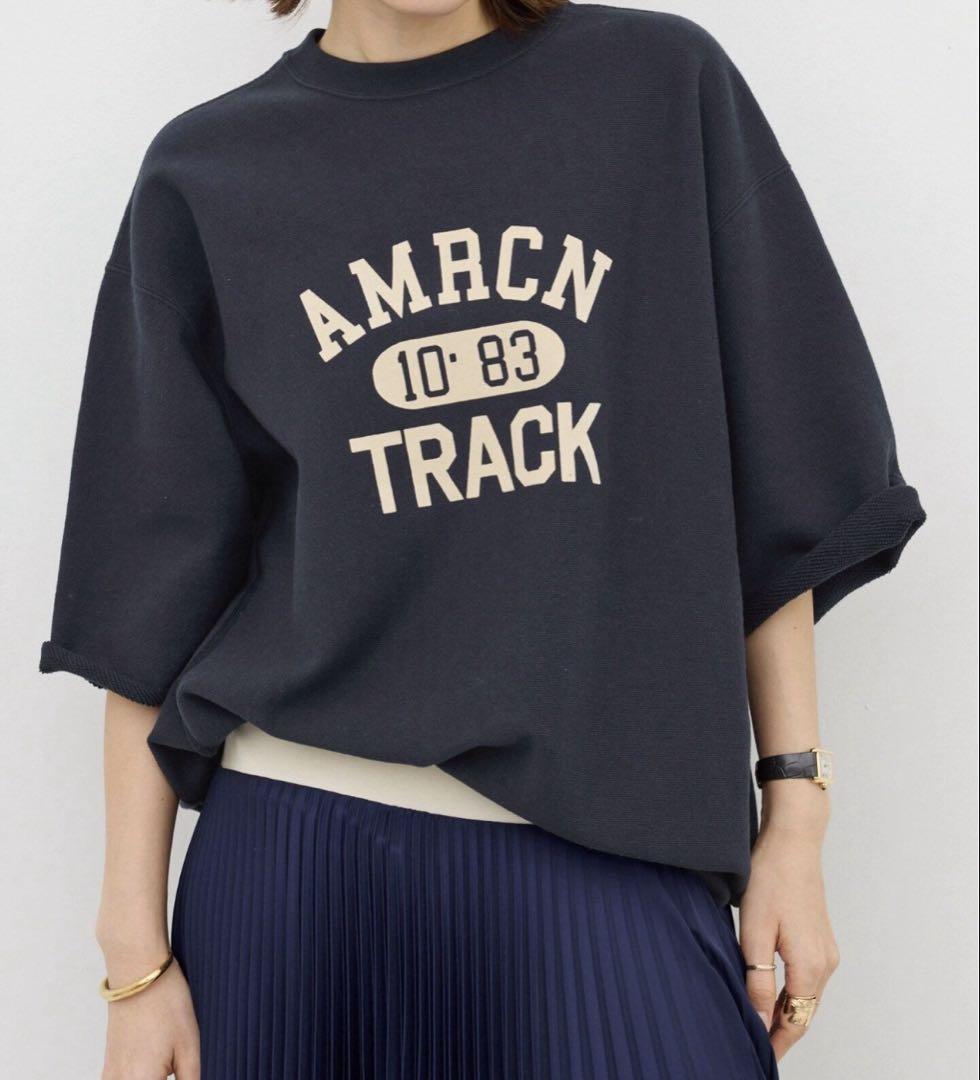 アパルトモン　アメリカーナ　HALF SLEEVE SWEAT