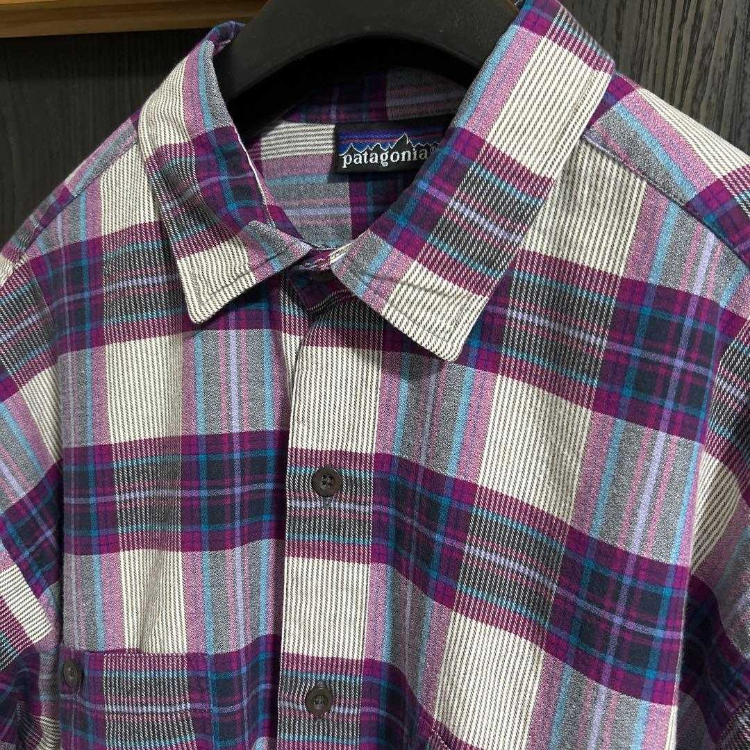 Patagonia パタゴニア オンブレ チェック ポルトガル製 サイズ Ｌ
