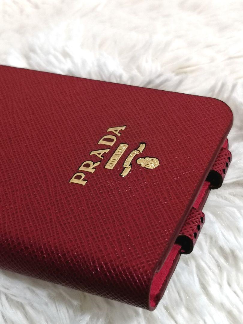 【未使用】PRADA プラダ iPhone X/XS 手帳型 スマホケース