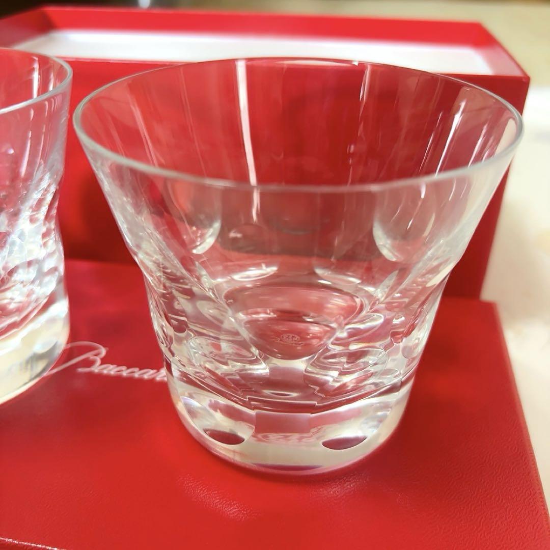 数々の賞を受賞 Baccarat バカラ ペアグラス ロックグラス 2個セット 未使用 工芸品