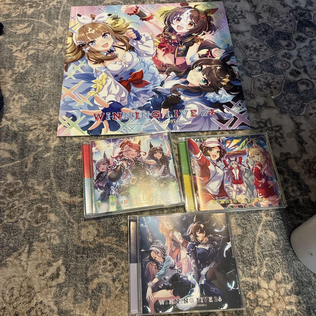 ウマ娘 WINNING LIVE 24 リリースイベント グッズ まとめ売り ウマ娘 プリティーダービー winning LIVE 24 26〜28セット売り