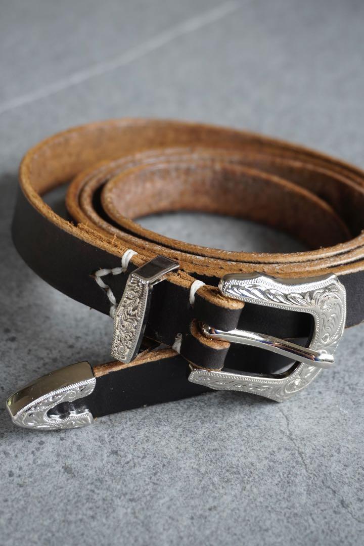 DADS　ウエスタンナローベルト　ハンドメイド ウエスタンナローベルト ナローベルト - メルカリ
