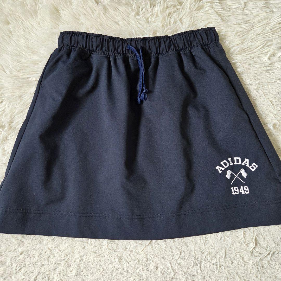 美品 adidas ゴルフウェア セットアップ 花柄 M ポロシャツ スカート
