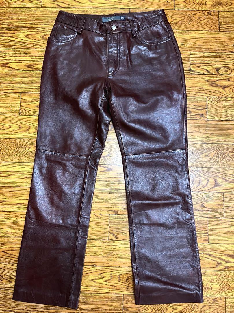 90s オールドギャップ　OLD GAP BOOT CUT レザーパンツ