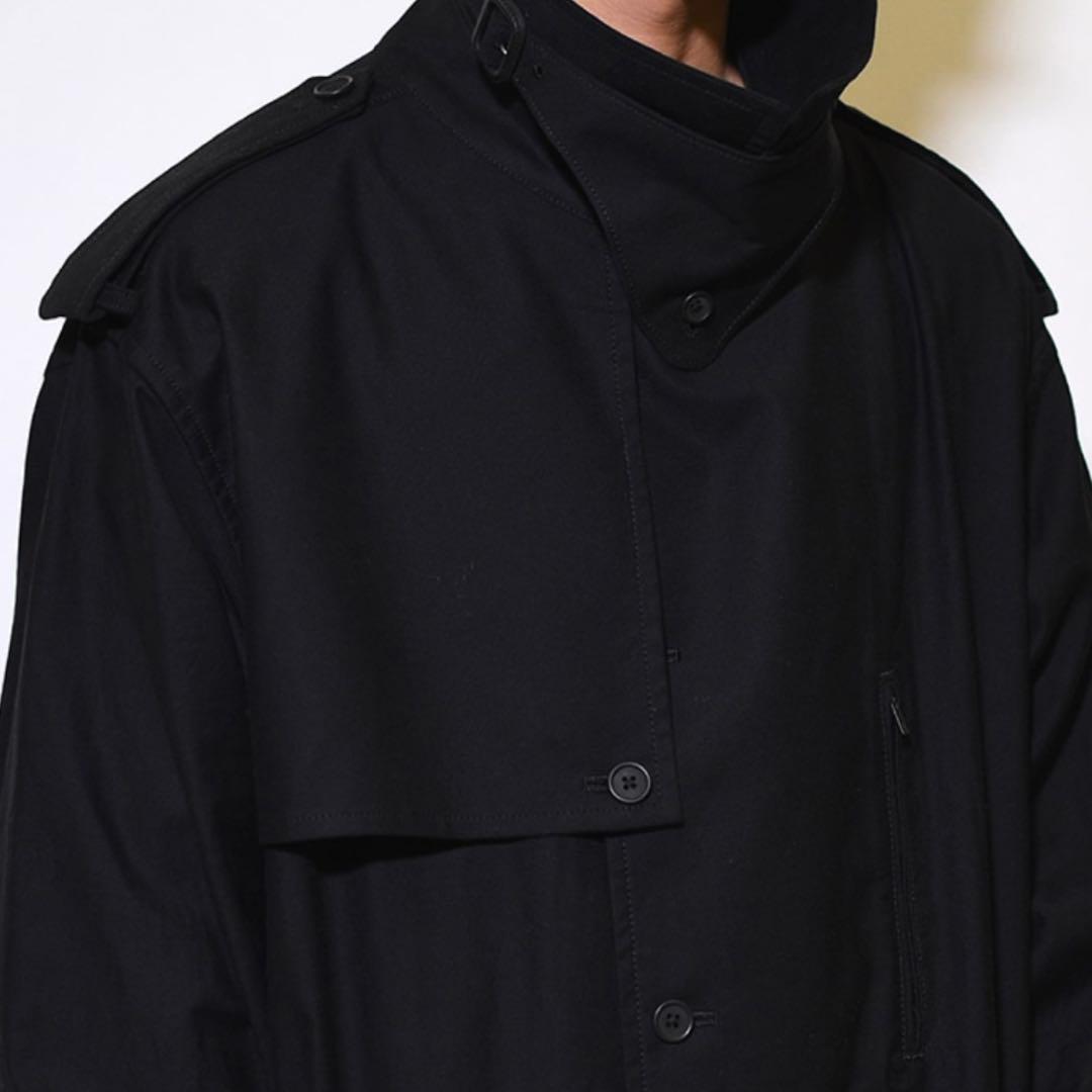 18AW DIOR HOMME atelie レザーベルトトレンチコート 48 買取