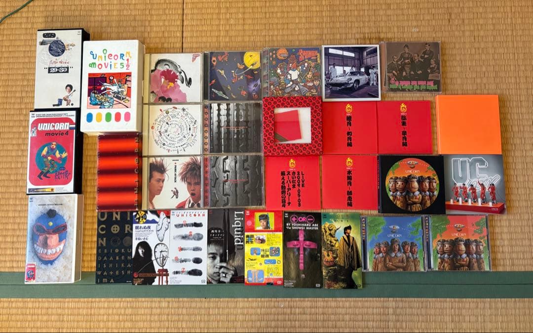 ユニコーンunicorn CD DVD VHS 奥田民生 ツアー アルバム目立った傷や汚れなし