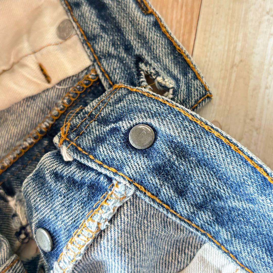 【雰囲気抜群!!】70s Levis 501 66前期 デニムパンツ W32