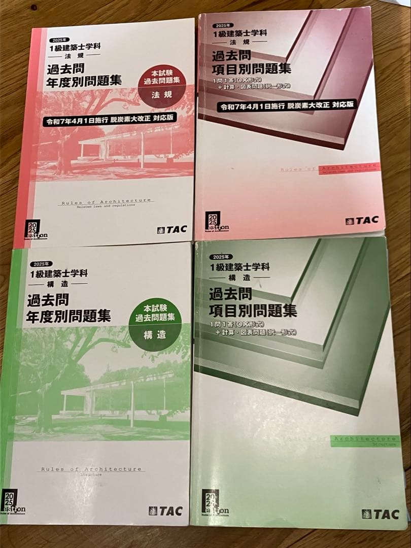 2025年 一級建築士 テキスト•過去問 •年度別問題集 2025年 一級建築士 テキスト•過去問 •年度別問題集