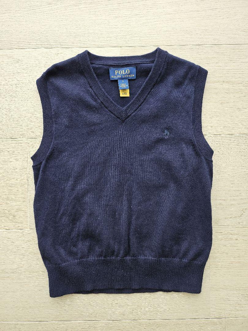 POLO RALPH LAURAN Vネック ベスト 110cm