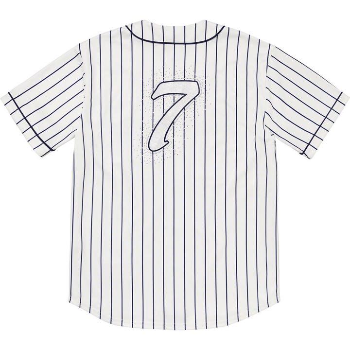 Supreme Rhinestone Baseball Jersey