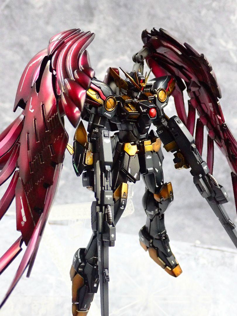 RG ウイングガンダムゼロリベリオン 全塗装 ガンプラ 塗装済 完成品