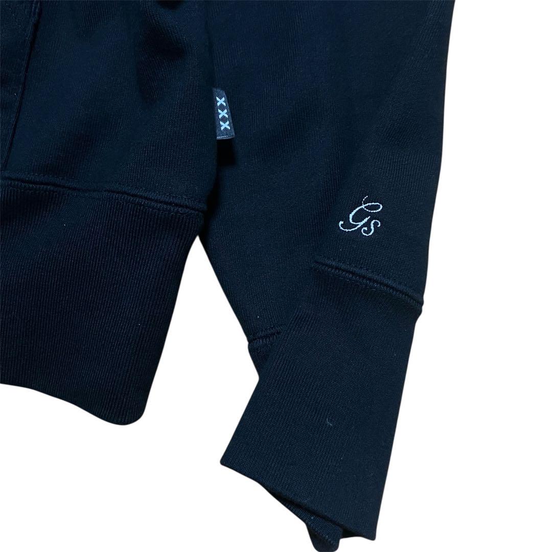 極美品　GOD SELECTIONXXX パーカー　プリント　ブラック　Lサイズ