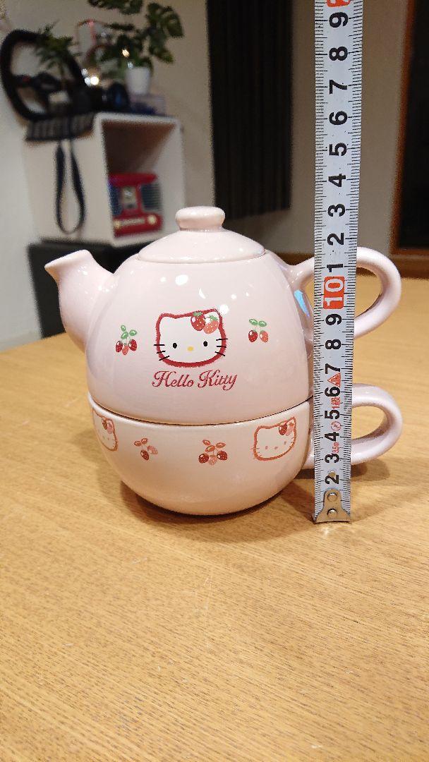 【値下‼️】レア☆非売品キティーちゃんのティーポットセット！貴重品