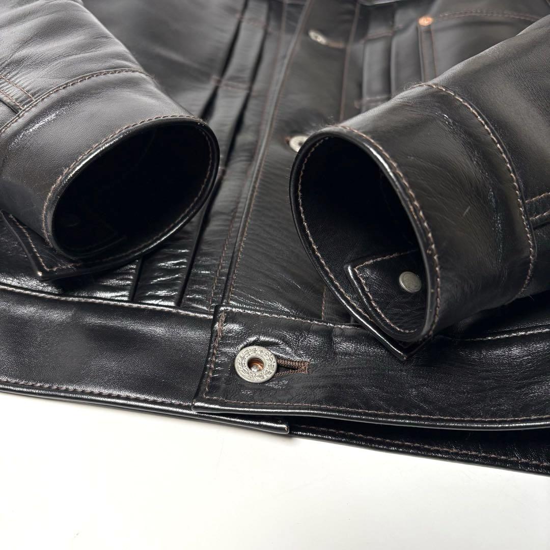【日本製】Y’2LEATHER x UNIQUE レザージャケット 黒 36