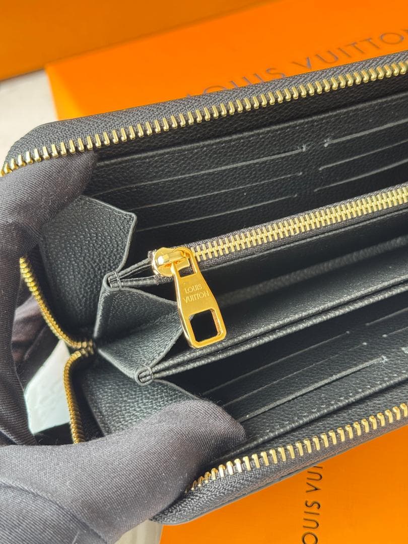 LOUIS VUITTON 長財布 ブラック/アイボリー LOUIS VUITTON 長財布 ブラック/アイボリー