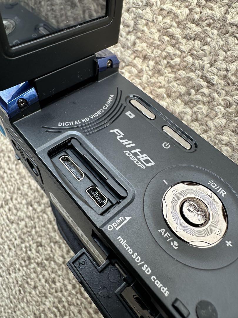 (N447) Kenko DVS410HDR フルHDビデオカメラ Kenko ケンコー DVS A10FHDIR フルハイビジョンビデオカメラ