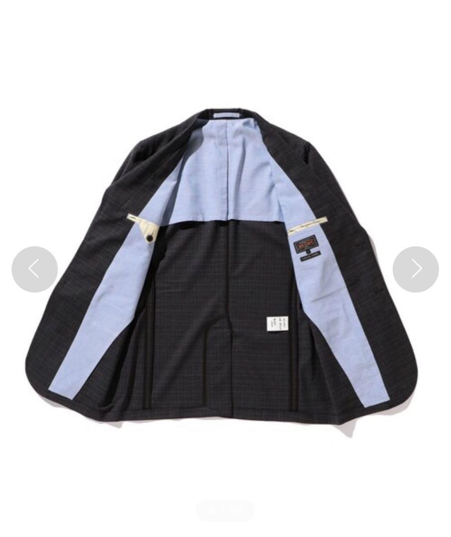 【最終】BEAMS PLUS / 3ボタン ウール チェック ジャケット