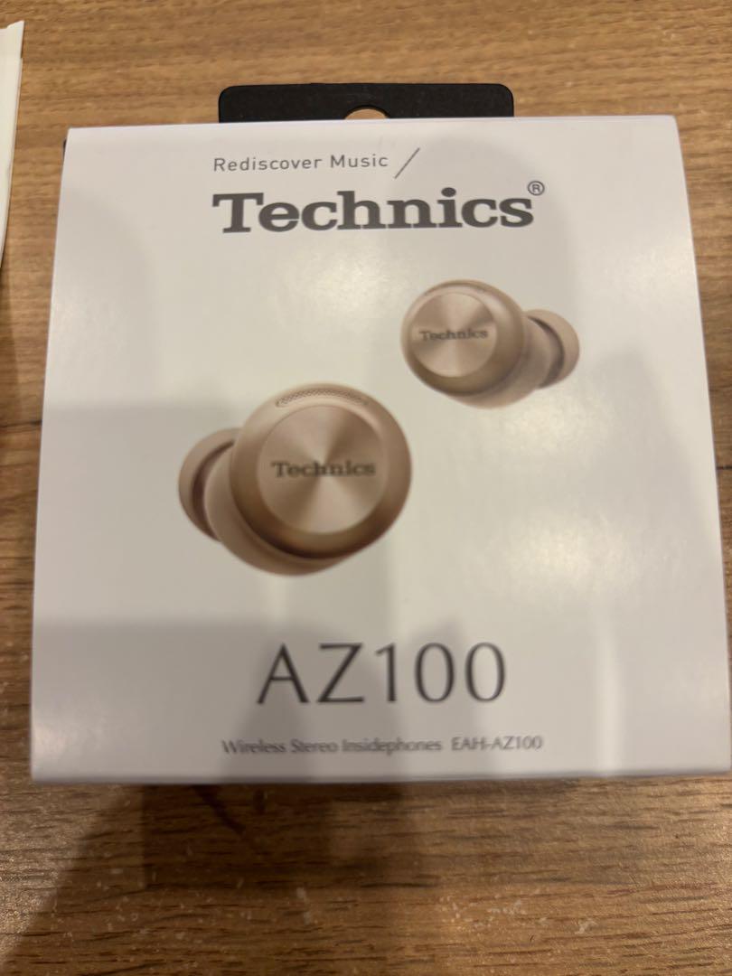 シャンパンゴールド　Technics ワイヤレスイヤフォン EAH-AZ100