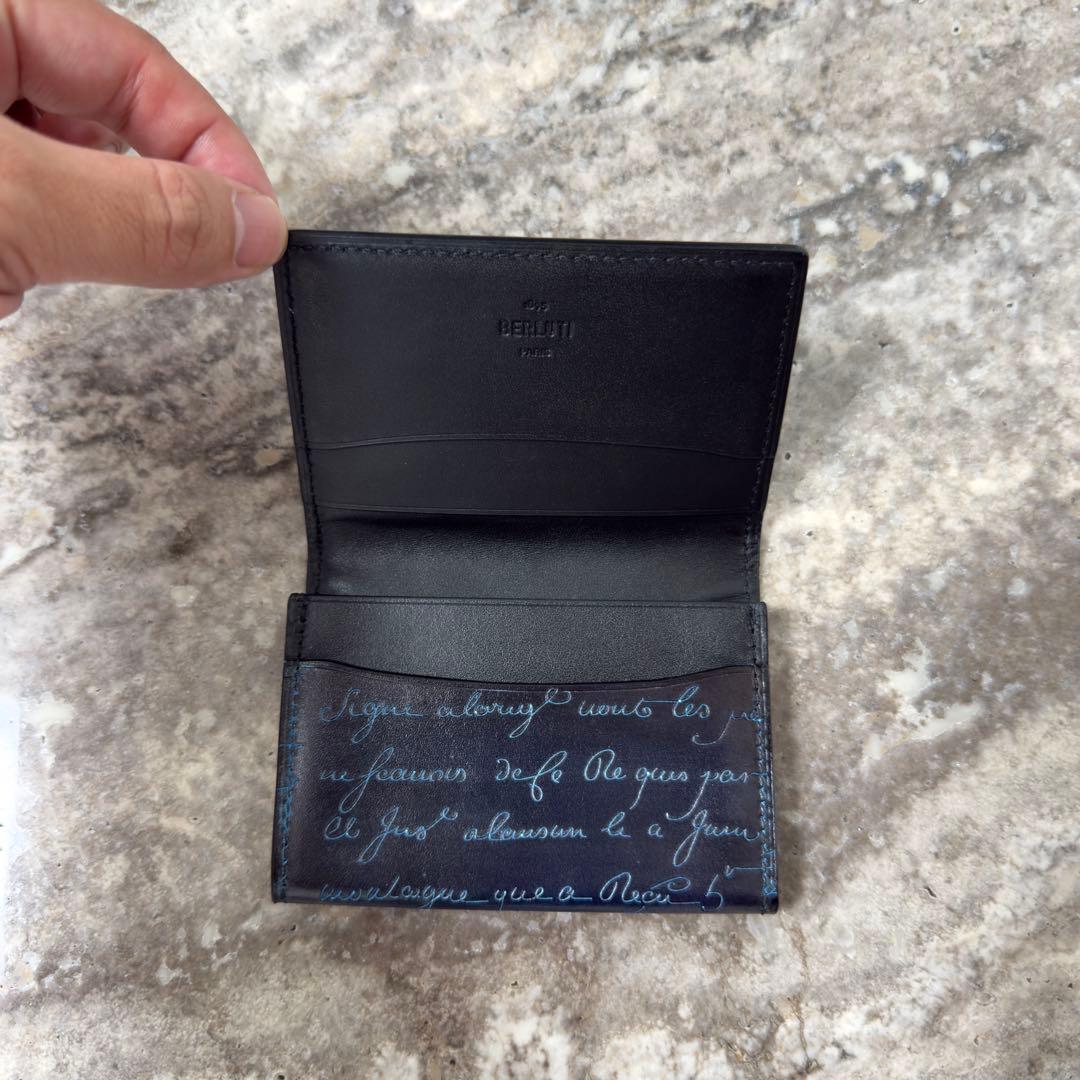 定価10.9万円 ベルルッティ 特注 インブイア スクリットレザー名刺入れBerluti MERCADOAVALIA_COM_BR