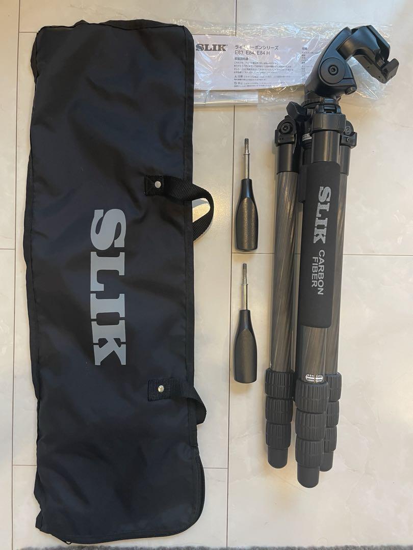 【ヒカル様専用・美品】SLIK カーボン三脚 ライトカーボン E84 4段
