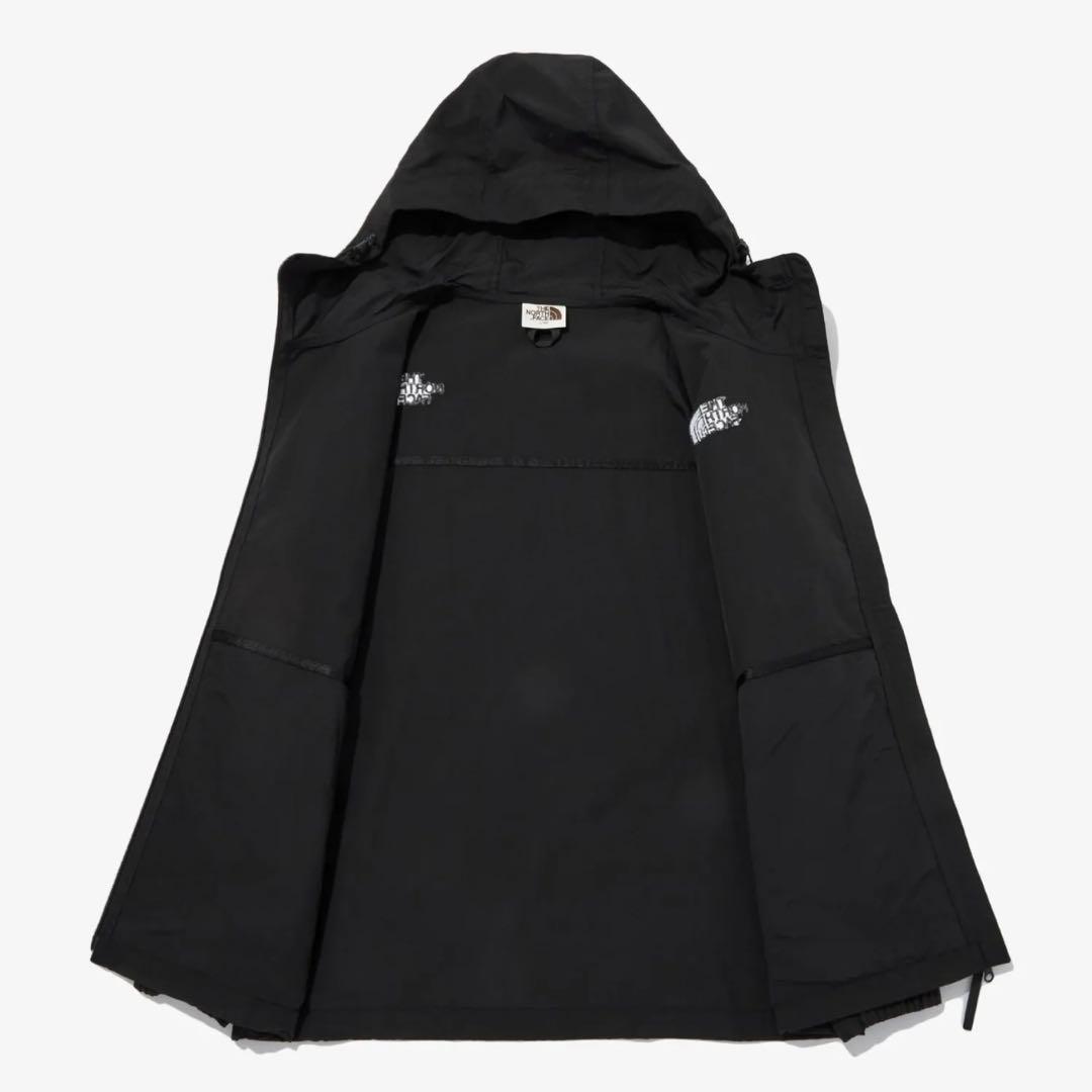 韓国限定　ノースフェイス ホワイトレーベル　L オレマフードジャケット　黒　新品