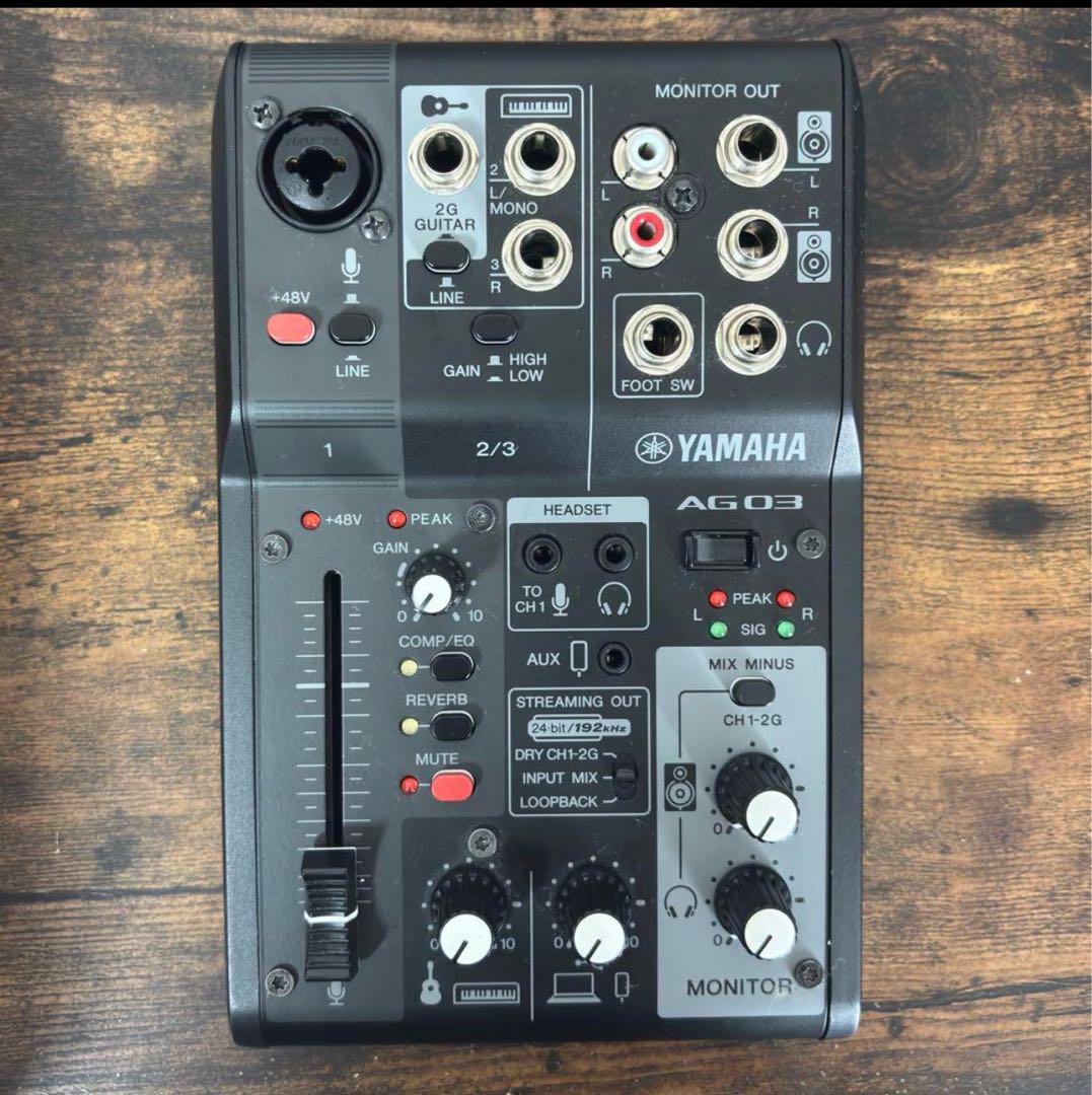 YAMAHA AG03 MK2 オーディオミキサー