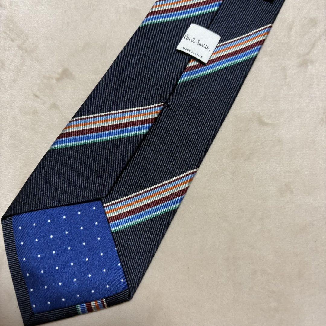 【新品未使用】Paul Smith ネイビー ストライプ ネクタイ 楽天市場】ポールスミス ネクタイ Paul Smith PS7 ストライプ