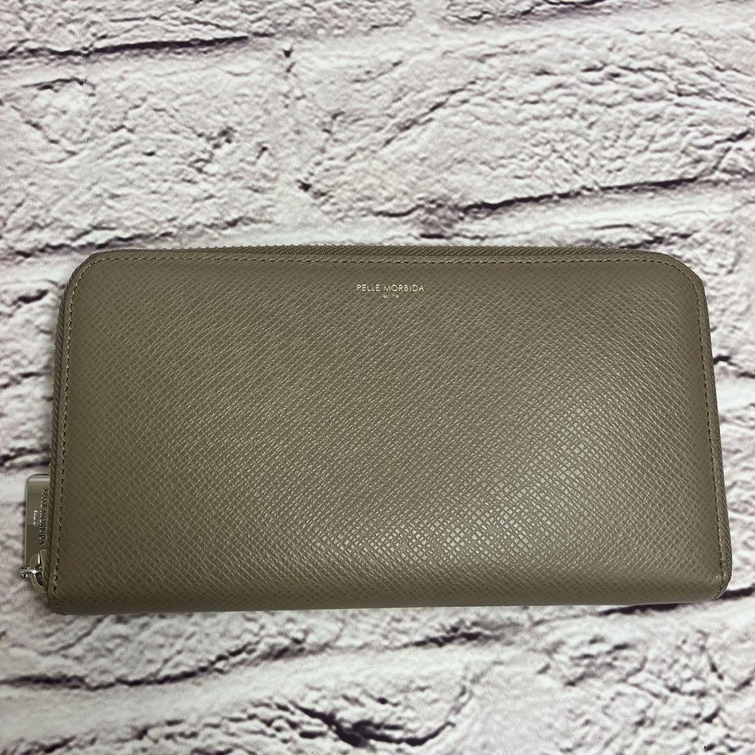 未使用級 ペッレモルビダ 長財布 バルカ ラウンドジップ