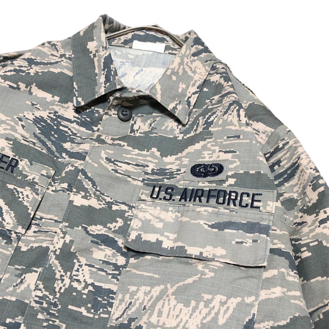 USエアフォース ミリタリー ユーティリティージャケット カモ 米軍実物q72