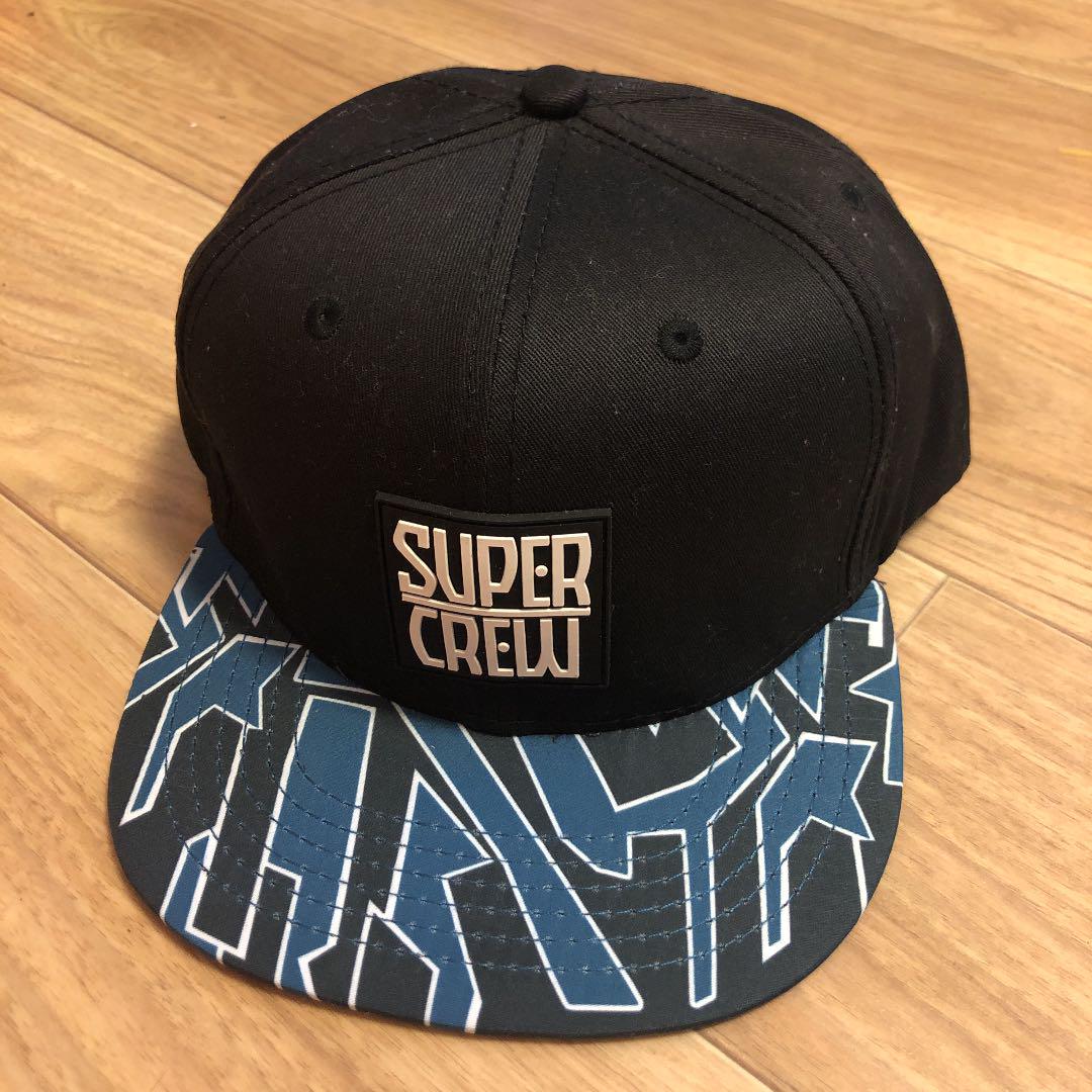 145 Super Crew 新品 ロゴ刺繍 ブラック キャップ セレブ愛用 メルカリ