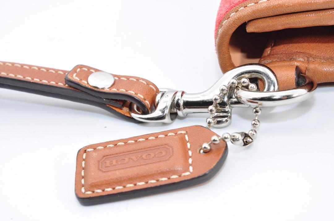 美品 COACH コーチ パッチワーク ポーチ 小物入れ マルチカラー 美品 COACH コーチ パッチワーク ポーチ 小物入れ マルチカラー