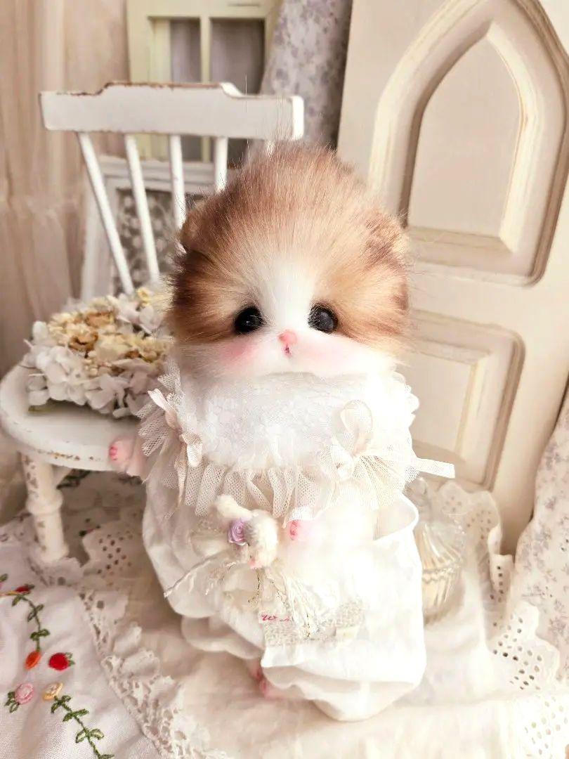 ご専用☆限定color☆Babyねこちゃんお帽子おめかしスタイル♪ テディベア