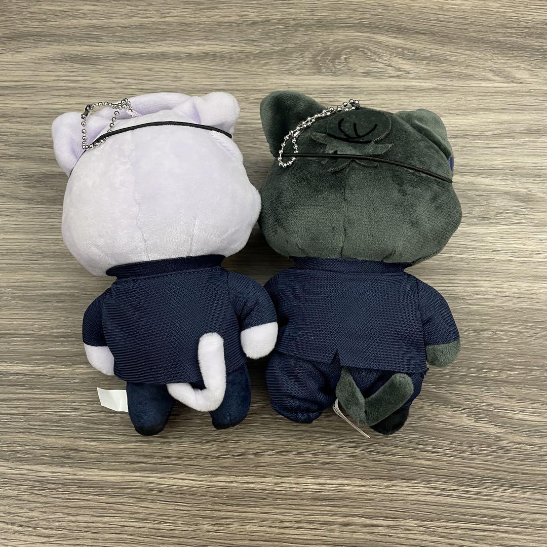 呪術廻戦/withCAT[夏油・五条セット] 呪術廻戦 withCAT アイマスク付きぬいぐるみキーホルダー 五条悟