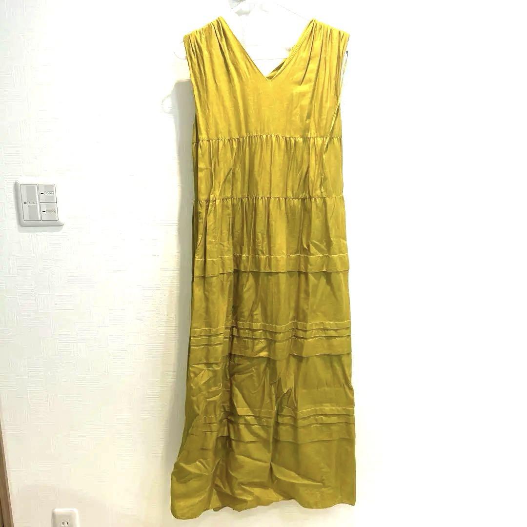 定価 ¥11,500円 タックデザインティアードワンピース マキシワンピース
